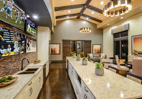 Demonstration Kitchen  at Palm Ranch Luxury Apartments in Davie, FL