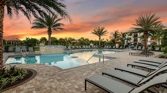 Swimming Pool  at Palm Ranch Luxury Apartments in Davie, FL
