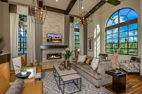 Fireside Lounge at Palm Ranch Luxury Apartments in Davie, FL