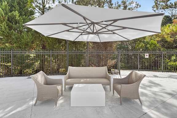 patio at Charleston Apartment Homes, Mobile, Alabama