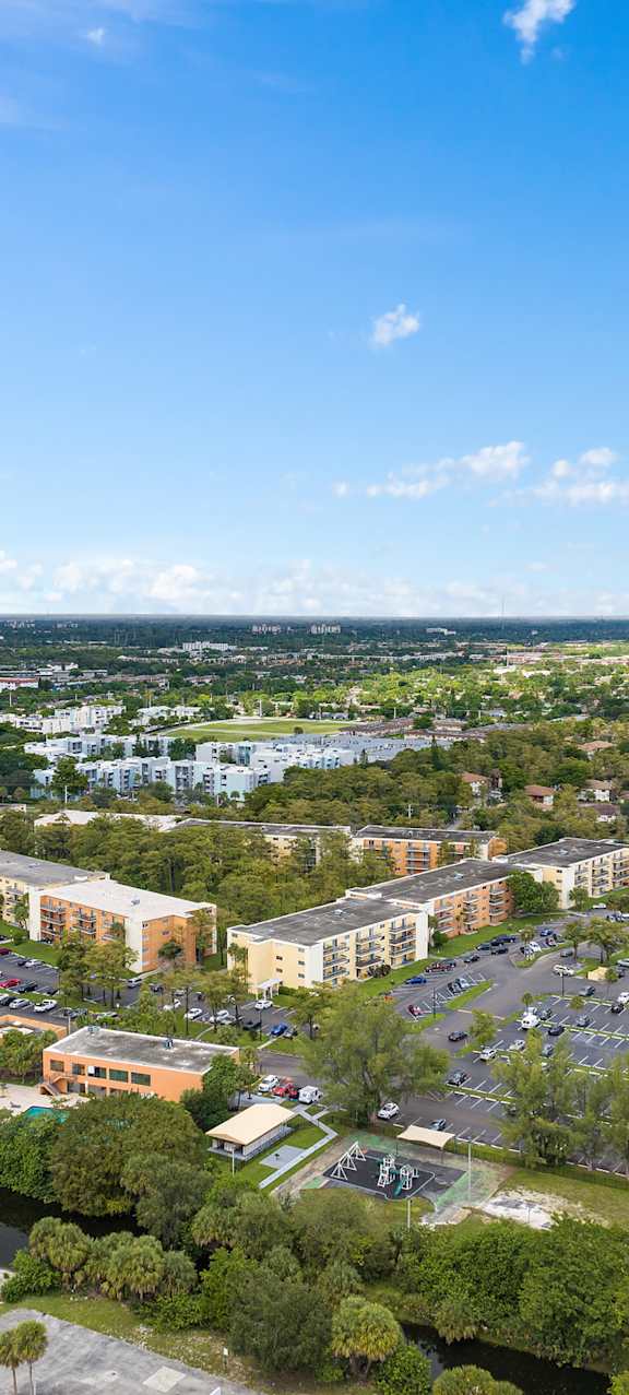Aerial view of the neighborhood at Cypress Grove, Lauderhill, 33313