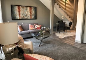 Living Room  gorgeous Interior at Lido Apartments - 4025 Grandview, California, 90066