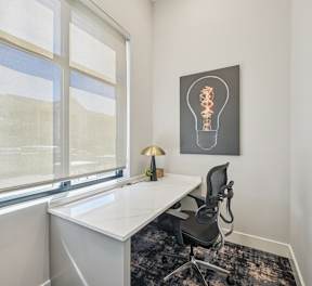 Office Area with Desk and Chair at Ardmore at Prosperity, Knoxville, TN, 37932