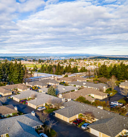Aerial at Village at The Pointe Apartments, Tacoma, WA,98407