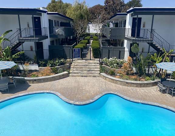 Pool view at Americana South Bay