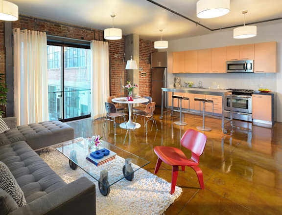 Living Room With Kitchen at Arc Light, California, 94107