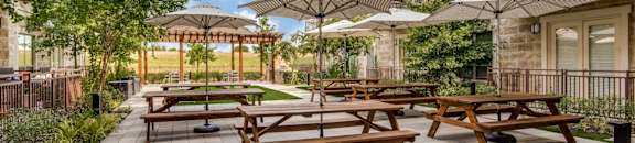 picnic tables