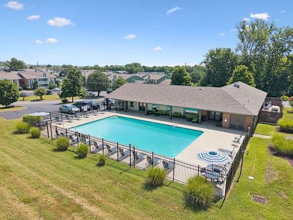 Aerial View of Pool