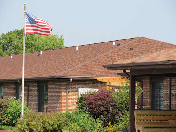 the building where the apartment is located