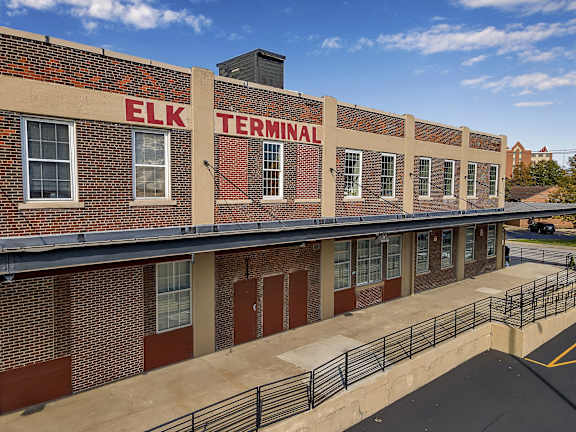 the exterior of the elk terminal building in the city