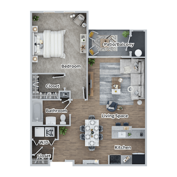 WW - 1B_2 - 1 Bedroom