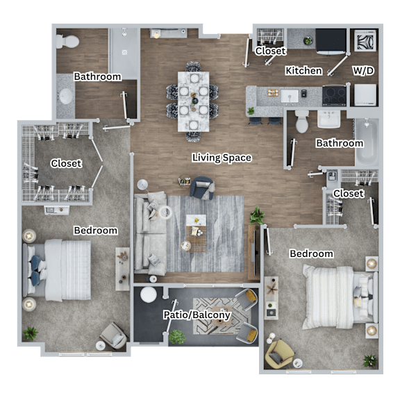 WW - 2E_2 - 2 Bedroom