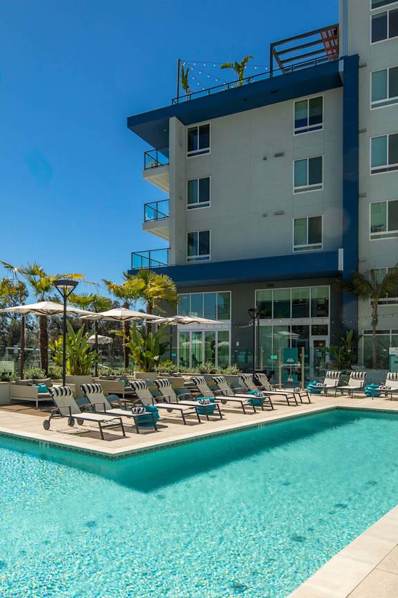 Pool at Rivair Apartment Homes in San Diego CA