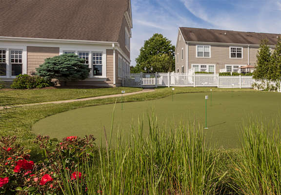 This is a photo of the putting green at Nantucket Apartments in Loveland, Ohio.