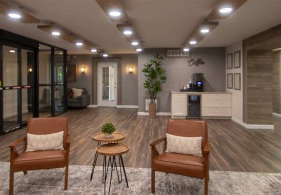 This is a photo of the lobby/entrance at Park Lane Apartments in Cincinnati, OH.
