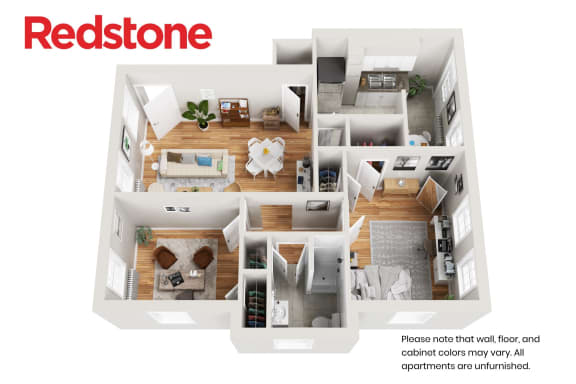 A Redstone apartment floor plan