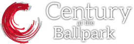 the logo for central at the ball park
