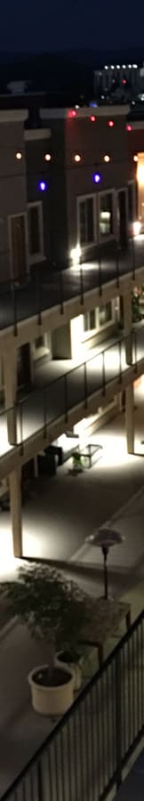 a large building with a lot of lights on it