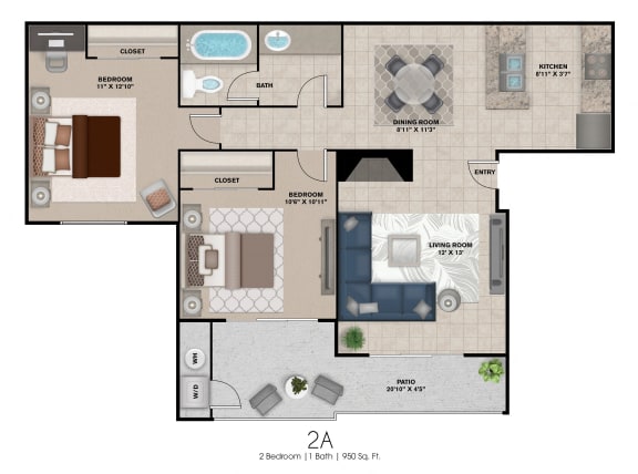 Floor Plan 2A