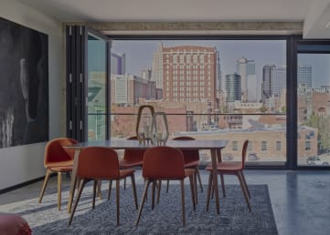 Reverb Model Dining Area with Beautiful City View