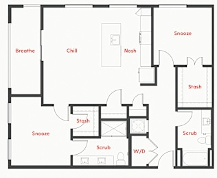 B2 Floor Plan The Rise