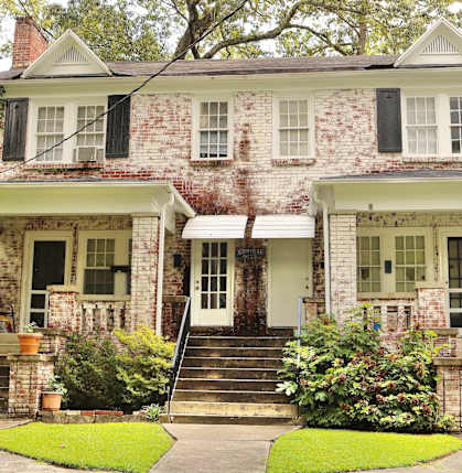 red brick home