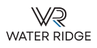 A logo with the letters VR and the words Water Ridge.