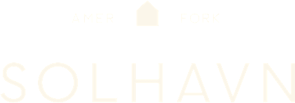 A logo with the words Amer and Fork on the top and Solhaven on the bottom.