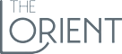 The image shows a logo with the words "THE ORIENT" in a stylized font.