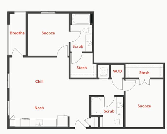 B1 Floor Plan The Rise