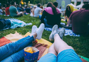 Outdoor Movie Night at Blu on the Boulevard, Baton Rouge, LA