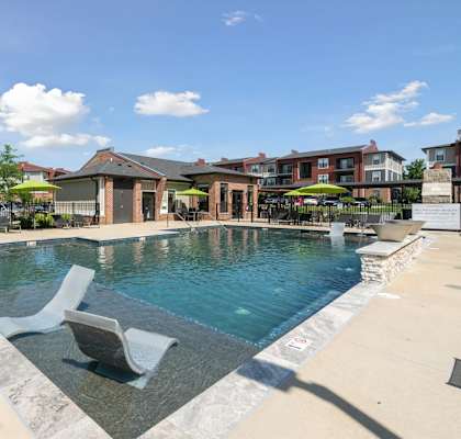 Outdoor Pool with Sundeck