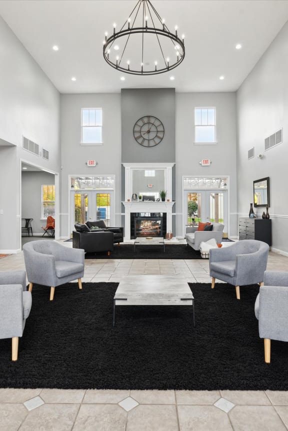 Clubhouse Lobby with seating area