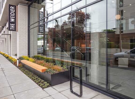 Building exterior at The Weidler in Portland, OR 97209