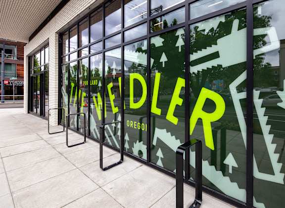 Exterior windows at The Weidler in Portland, OR 97209