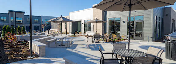 Lush Green Outdoor at Alta Apartments, Pewaukee, WI