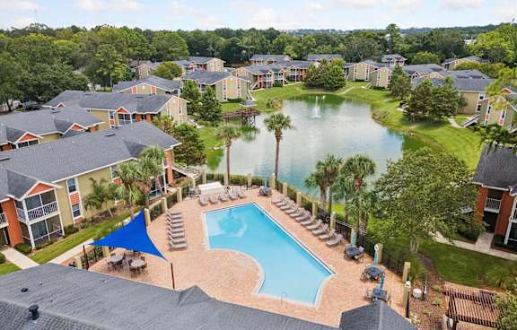 Aerial View of Pool