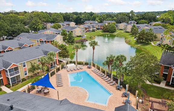 Aerial View of Pool