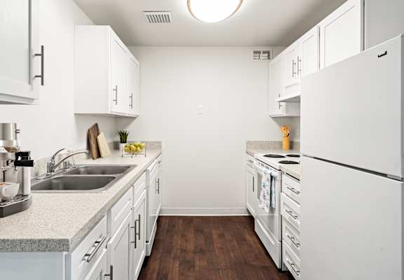Galley Kitchen at North Pointe in Post Falls, ID