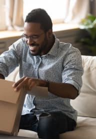 Man Unpacking at Aventura at Towne Centre, Missouri