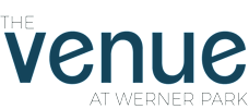 The blue text on the image reads "The Venue at Werner Park".