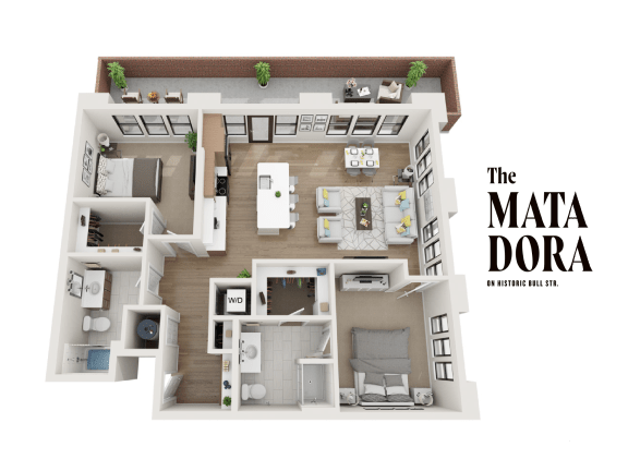 2L Two Bedroom / Two Bath.at The Matadora, Georgia