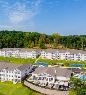Aerial Overview at The Club West at Pearl River, Pearl River, NY