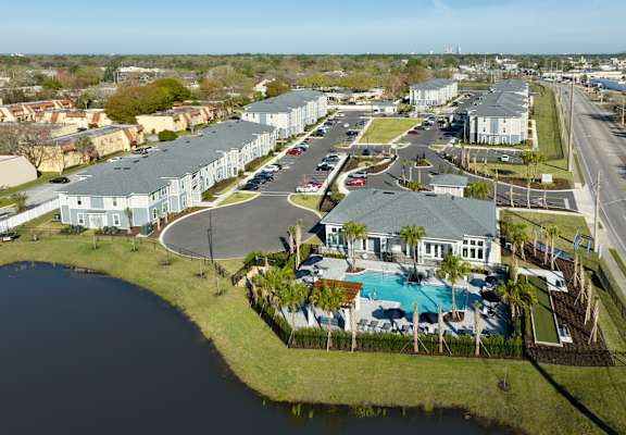 Aerial View at Jackson Palms Affordable Apartments in Jacksonville FL