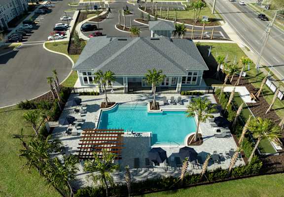 Aerial View at Jackson Palms Affordable Apartments in Jacksonville FL