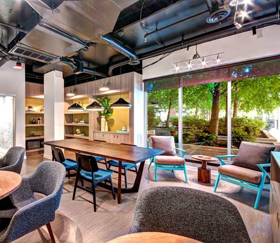 Large Community Room at Equinox, Seattle, Washington
