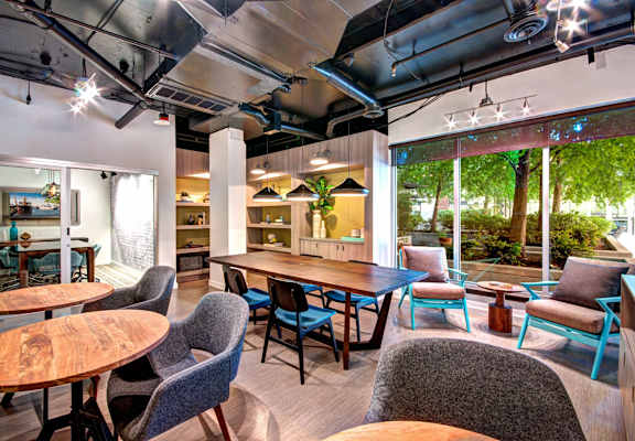 Large Community Room at Equinox, Seattle, Washington