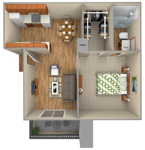 Floor Plan  A Floor Plan at Sugar Tree Apartment Homes, Texas, 78412
