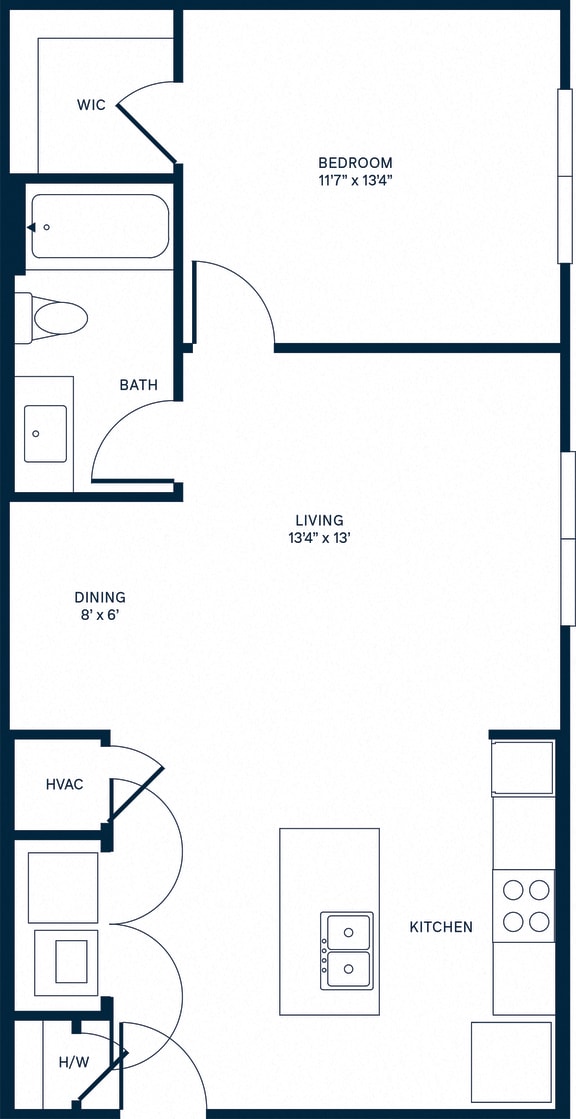 Floor Plan  A1 Floor Plan at Watermark at Harvest Junction, Colorado, 80501
