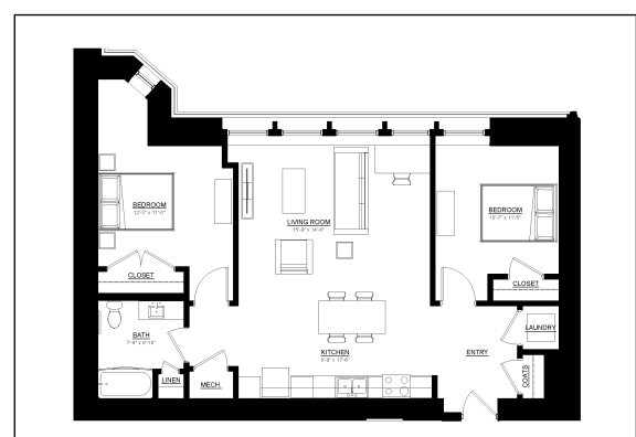Floor Plan  floor plan of the unit type 2nd floor